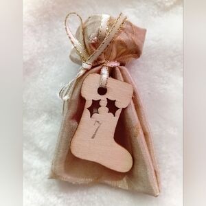Elegant Holiday Stocking Ornament